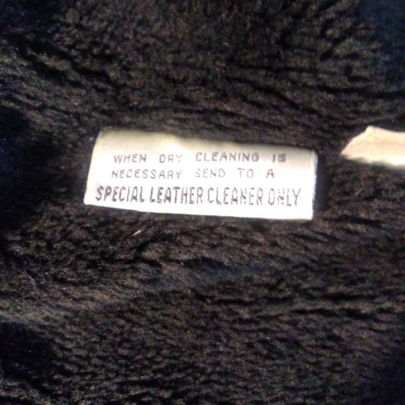 Vintage Berman's Classic Black Leather with Liner ° - Picture 11 of 14